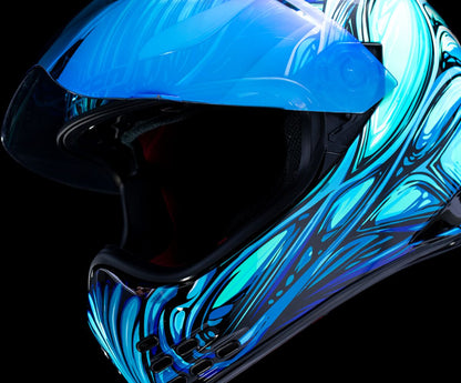 ICON HELMET DOMAIN NOUVEAU BLUE SM 0101-18531