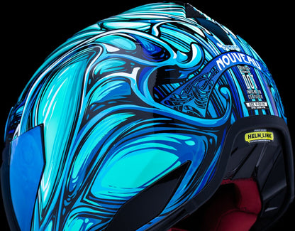 ICON HELMET DOMAIN NOUVEAU BLUE 2X 0101-18535