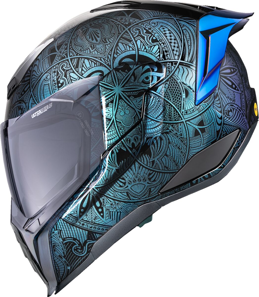 ICON HELMET ULTRAFLITE OPAL MANDALA BLUE MD 0101-18696