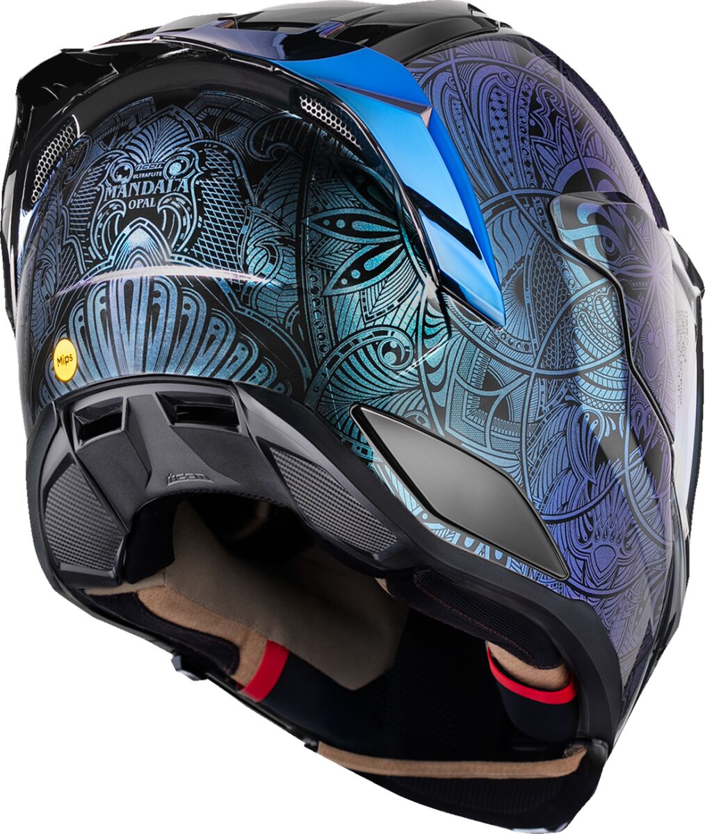 ICON HELMET ULTRAFLITE OPAL MANDALA BLUE XL 0101-18698