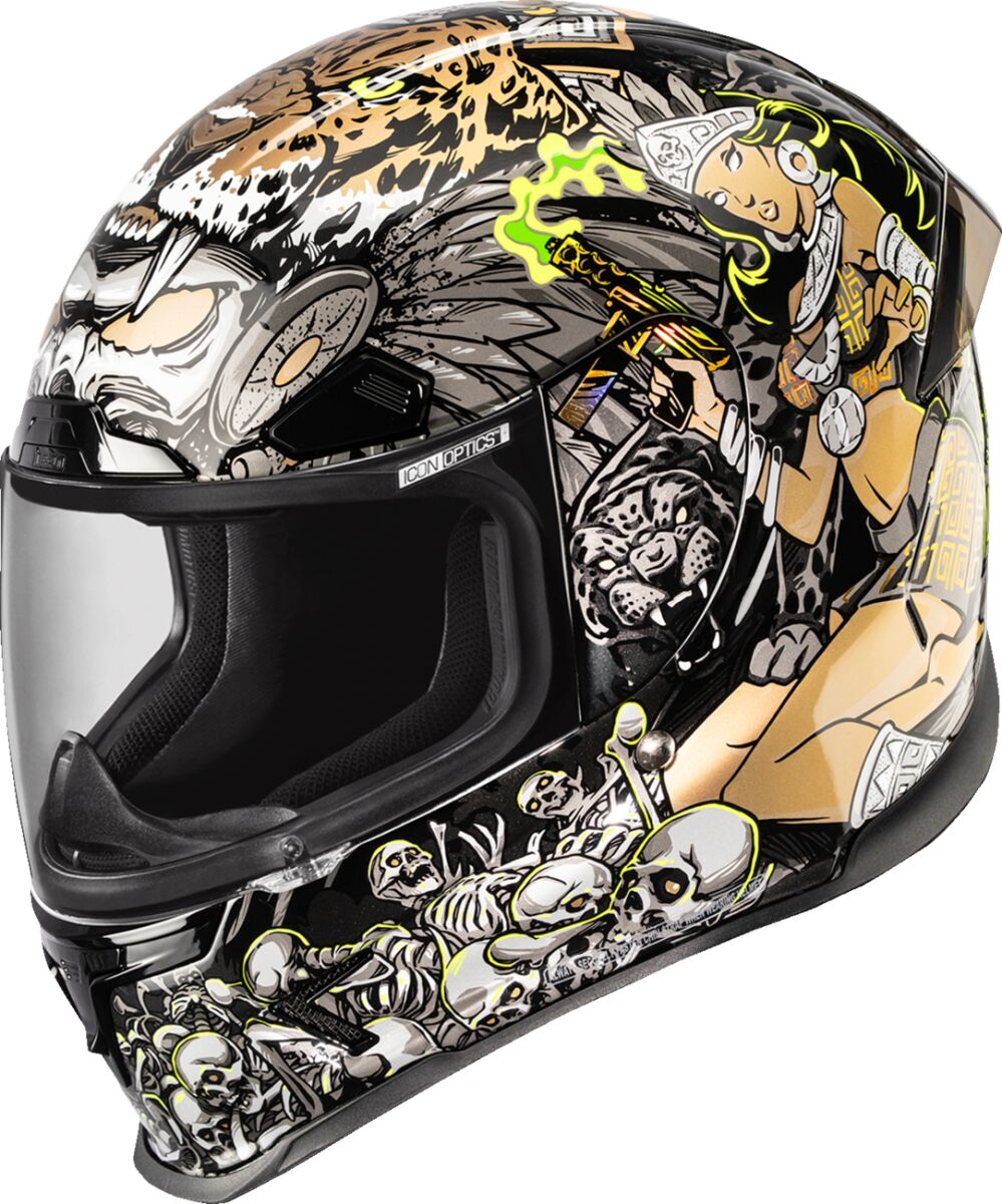 ICON Airframe Pro™ Helmet - Aztec Nine - Gold - Medium 0101-19168