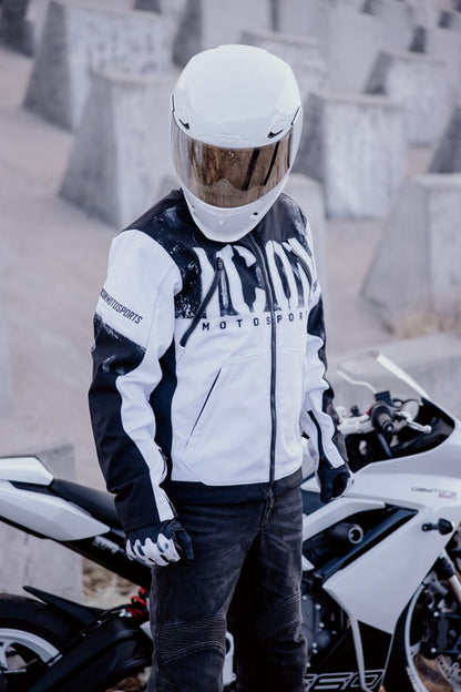 ICON HELMET AIRFRAME PRO GLOSS WHITE XS 0101-19188