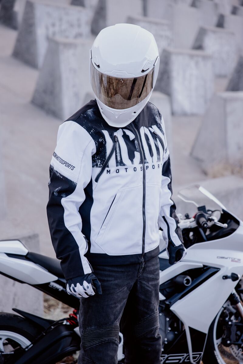 ICON HELMET AIRFRAME PRO GLOSS WHITE LG 0101-19191