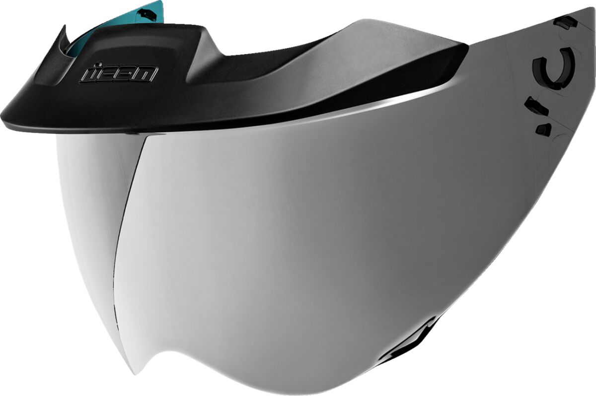 ICON SHIELD DOMAIN MOTO DOT WARBOY CHROME 0130-1326