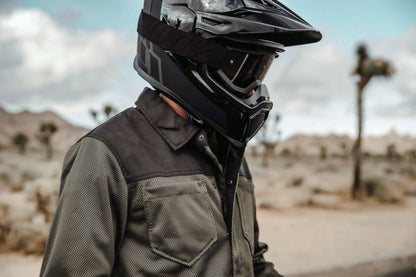 ICON VISOR-PEAK AIRFLITE BLACK 0133-1176