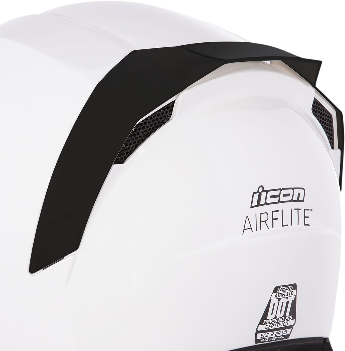 ICON REARSPOILER AIRFLITE RUB BLACK 0133-1265