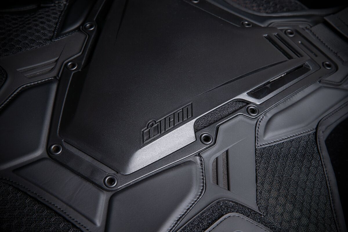 ICON VEST FLD ARMOR3 STL S/M 2701-0932