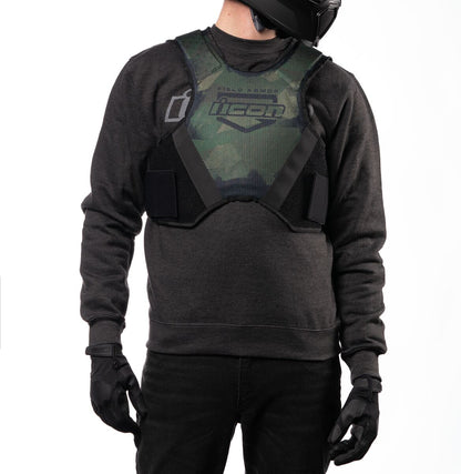 ICON VEST FIELD ARMOR SOFTCORE GREE 2702-0277