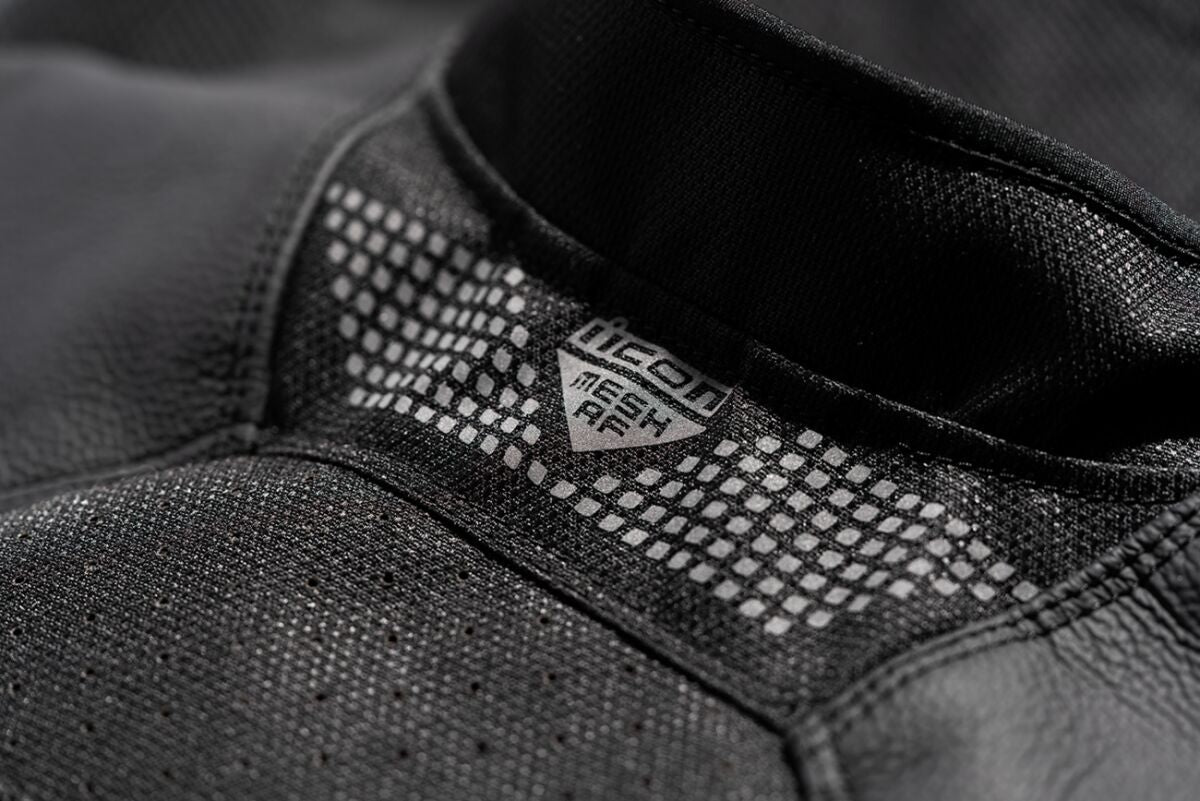 ICON JACKET MESH AF LEATHER CE BLAC 2810-3897