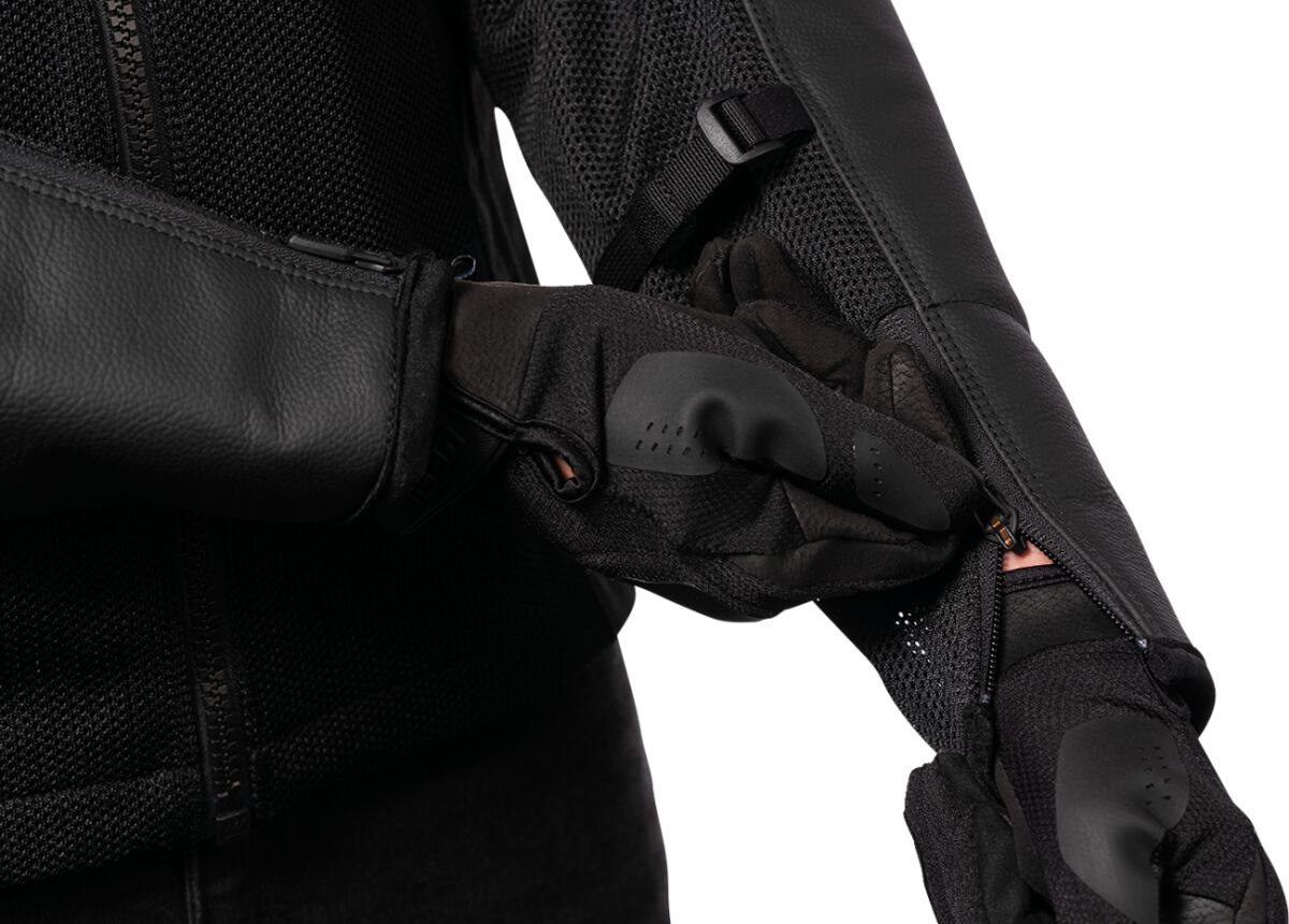 ICON JACKET MESH AF LEATHER CE BLAC 2810-3900