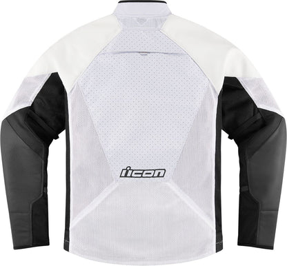 ICON JACKET MESH AF LEATHER CE WHIT 2810-3902
