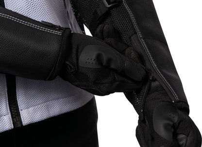 ICON JACKET MESH AF LEATHER CE WHIT 2810-3905