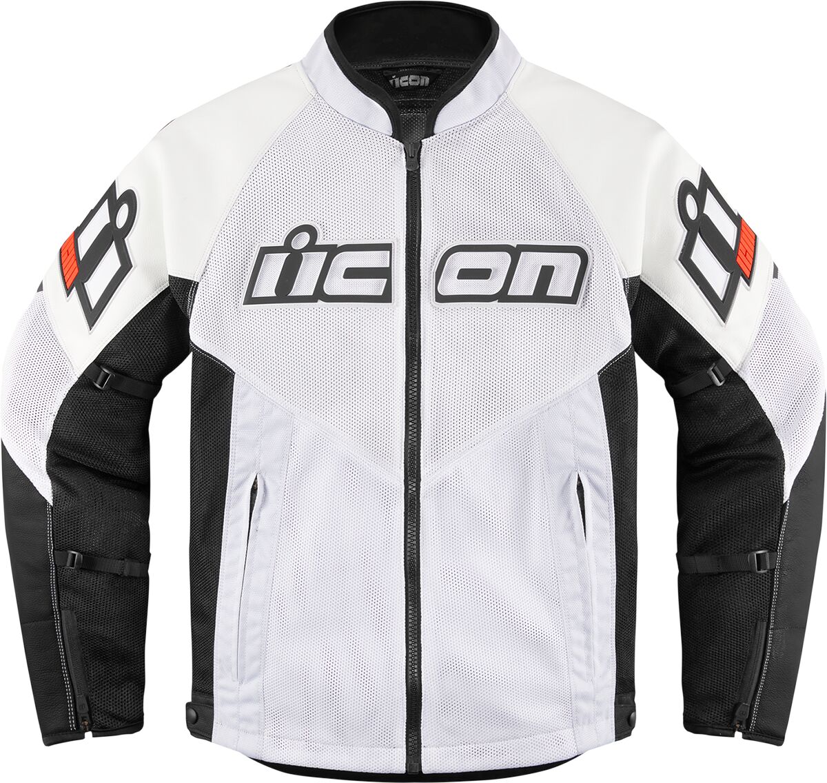 ICON JACKET MESH AF LEATHER CE WHIT 2810-3906