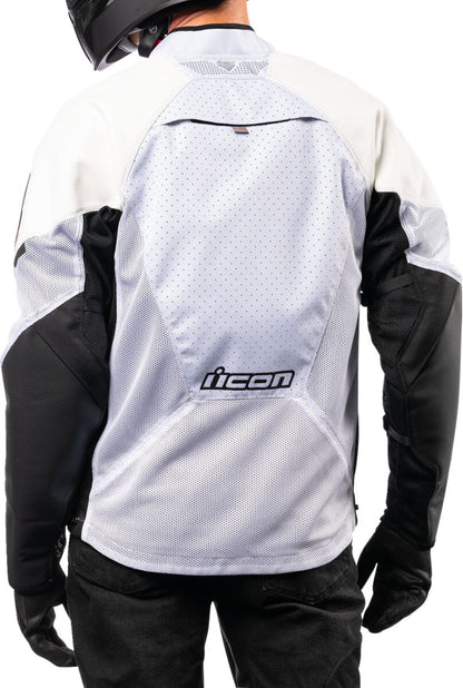 ICON JACKET MESH AF LEATHER CE WHIT 2810-3906