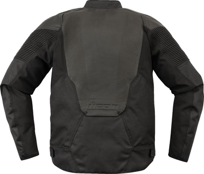 ICON JACKET OVERLORD3 LEATHER CE BK MD 2810-4113