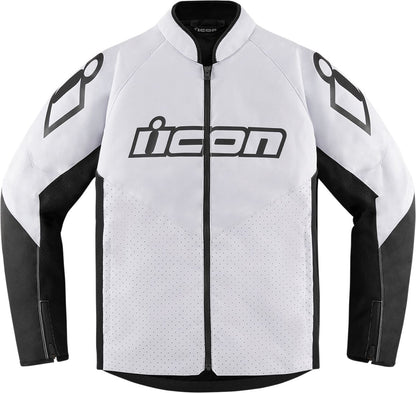 ICON JACKET HOOLIGAN CE WHITE LG 2820-5799