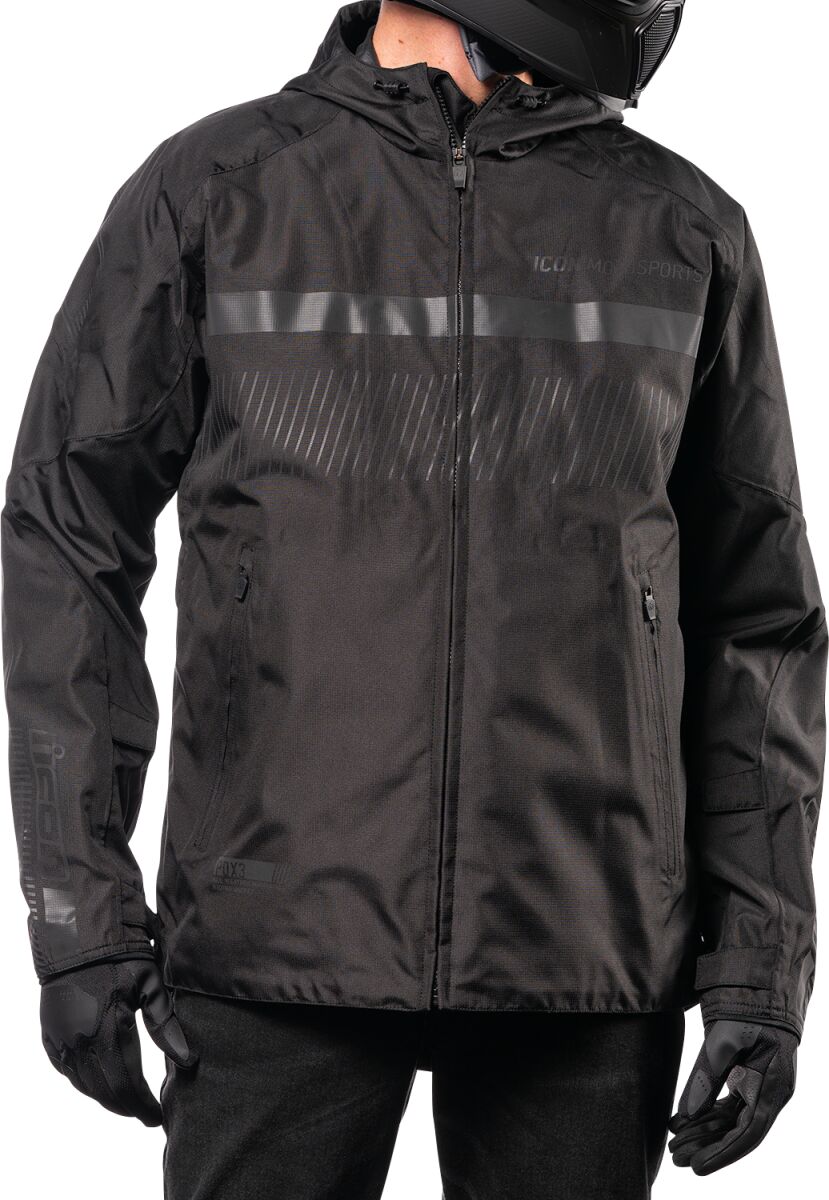 ICON JACKET PDX3 CE BLACK MD 2820-5810