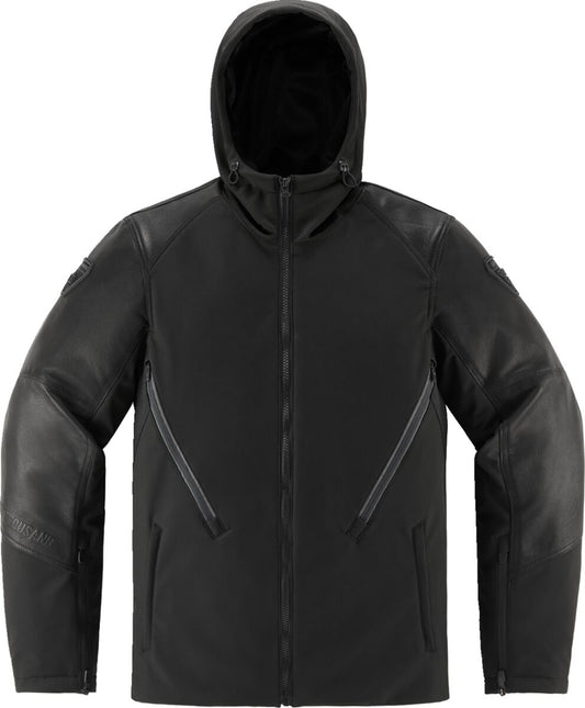 ICON Jacket BASEHAWK2 CE Black LG 2820-6148