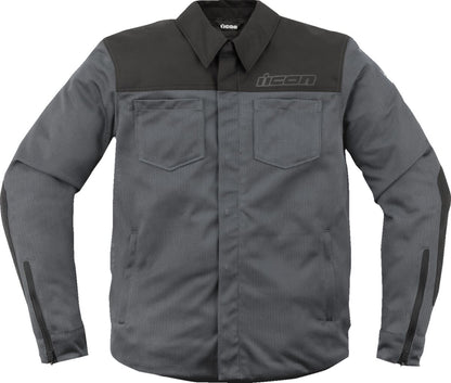 ICON Upstate Mesh CE Jacket - Gray - Large 2820-6225