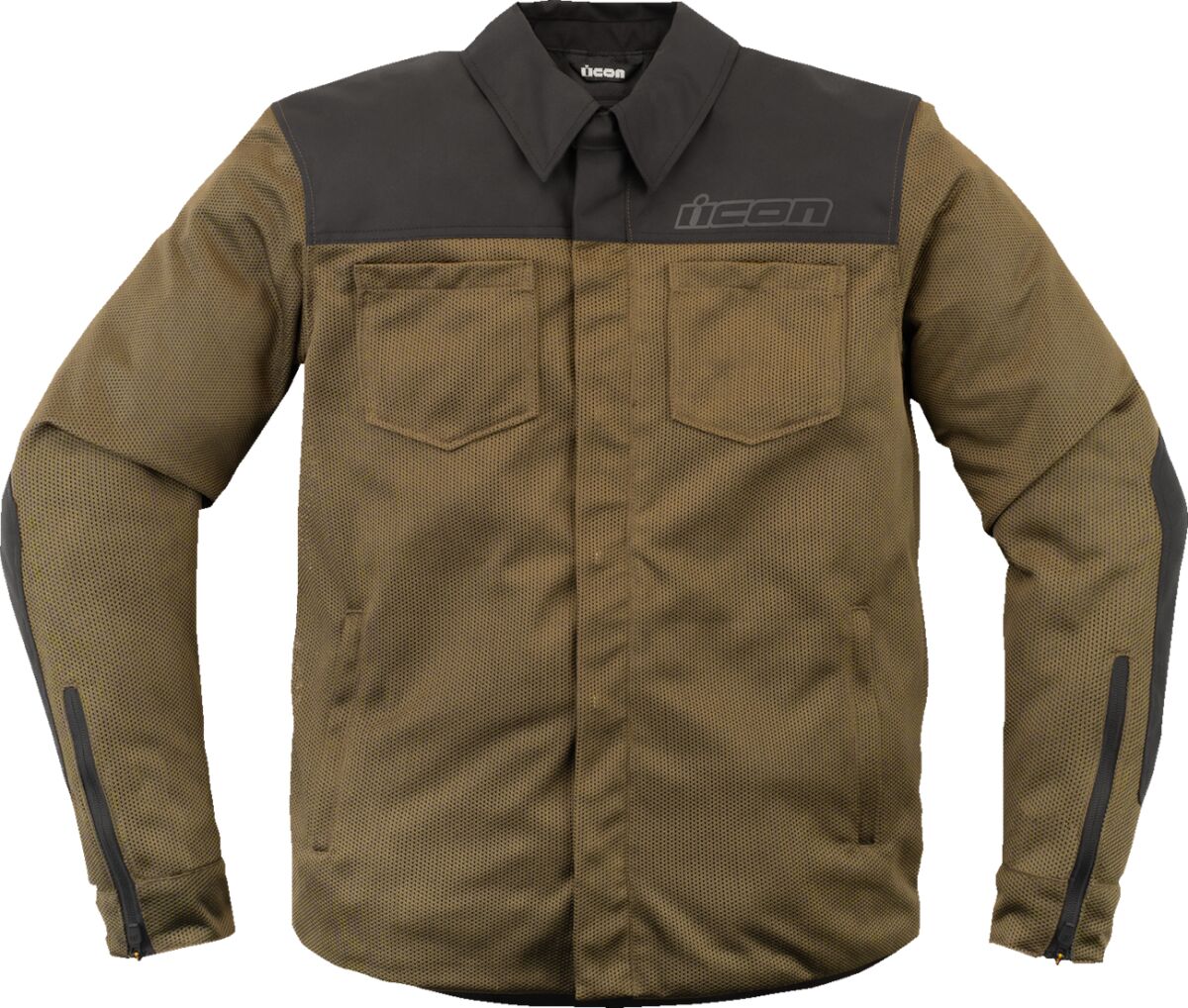 ICON Upstate Mesh CE Jacket - Green - Medium 2820-6230