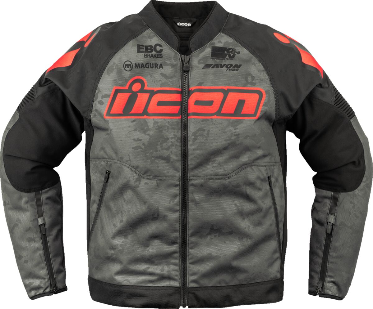 ICON JACKET OVERLORD3 MAGNACROSS CE GY MD 2820-6713