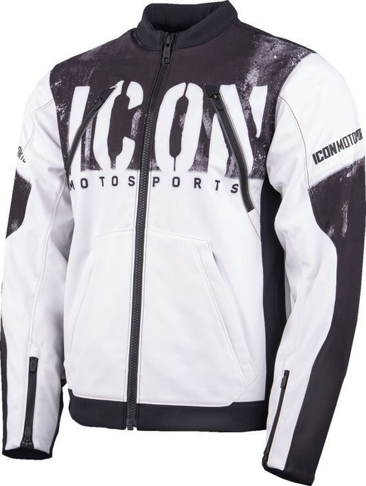 ICON Merc3 Jacket - Anomaly White - 2XL 2820-7927