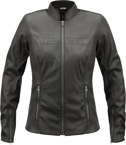 ICON JACKET WM TUSCADERO2 CE BLACK 2822-1426