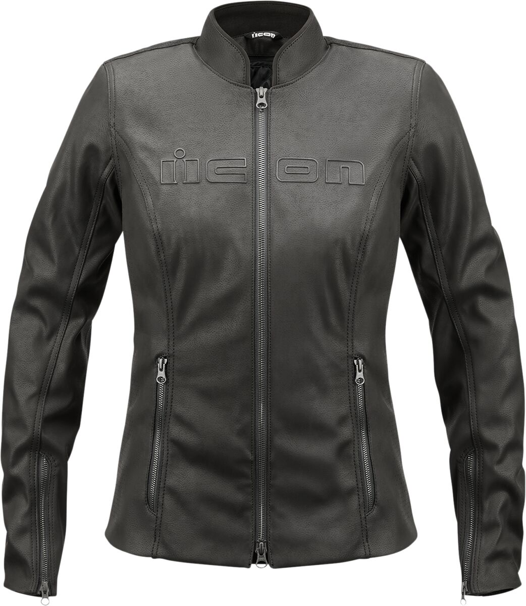 ICON JACKET WM TUSCADERO2 CE BLACK 2822-1430