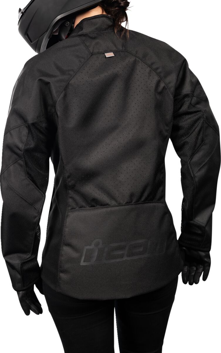 ICON JACKET WM HOOLIGAN CE BLACK XL 2822-1480