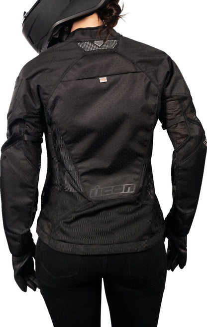 ICON JACKET WM MESH AF CE BLACK XS 2822-1483