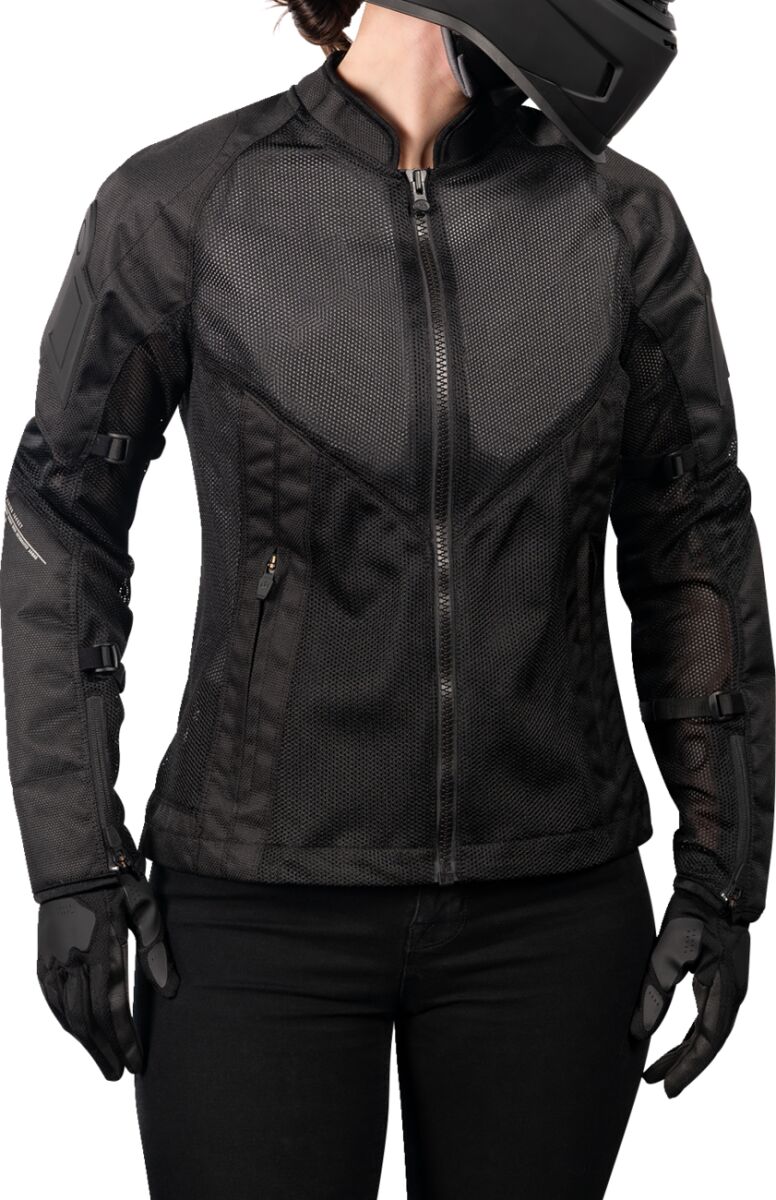 ICON JACKET WM MESH AF CE BLACK XS 2822-1483