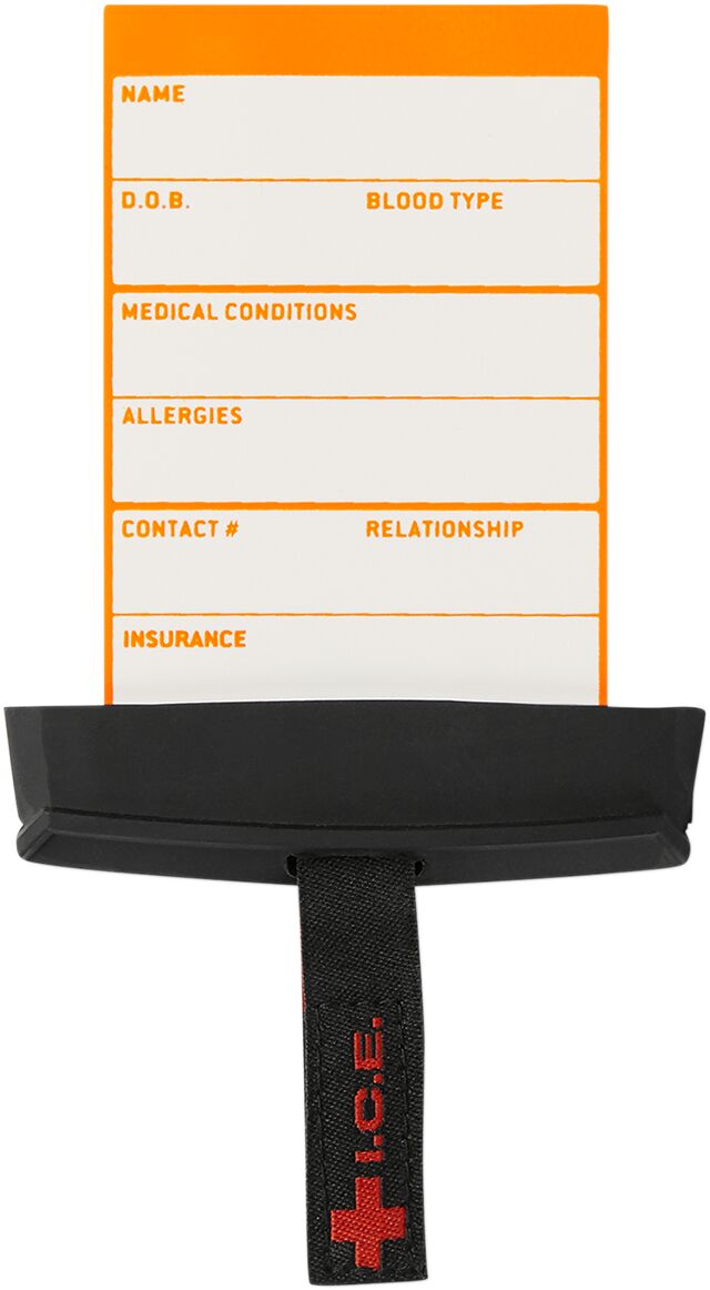ICON I.C.E. CARD/HOLDER BLACK 2840-0071