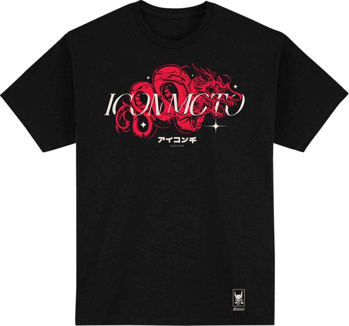 ICON TEE ODOKURO BLACK LG 3030-25563