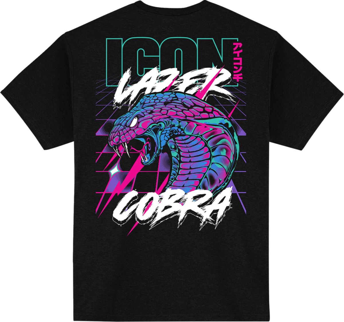 ICON TEE LAZER COBRA BLACK SM 3030-25566