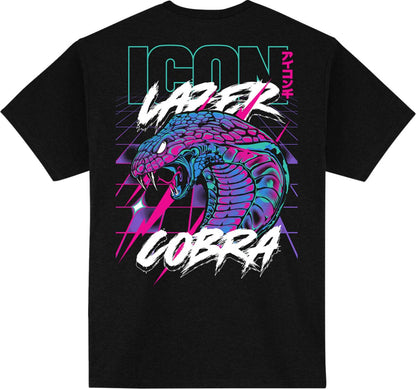 ICON TEE LAZER COBRA BLACK SM 3030-25566