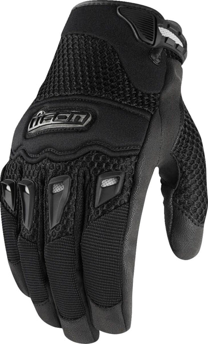ICON GLOVE 29ER CE BLACK LG 3301-3318
