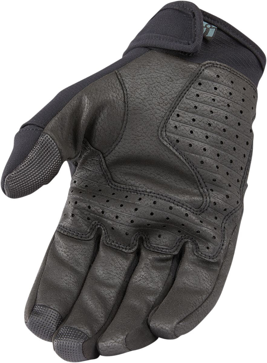 ICON GLOVE STORMHAWK CE BLACK SM 3301-3965