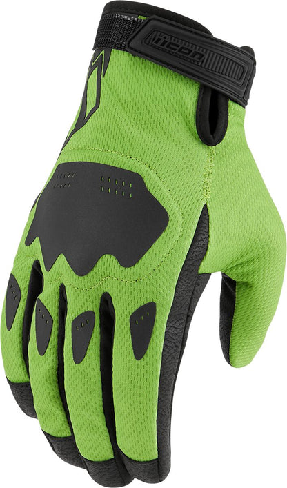 ICON GLOVE HOOLIGAN CE GREEN LG 3301-4368