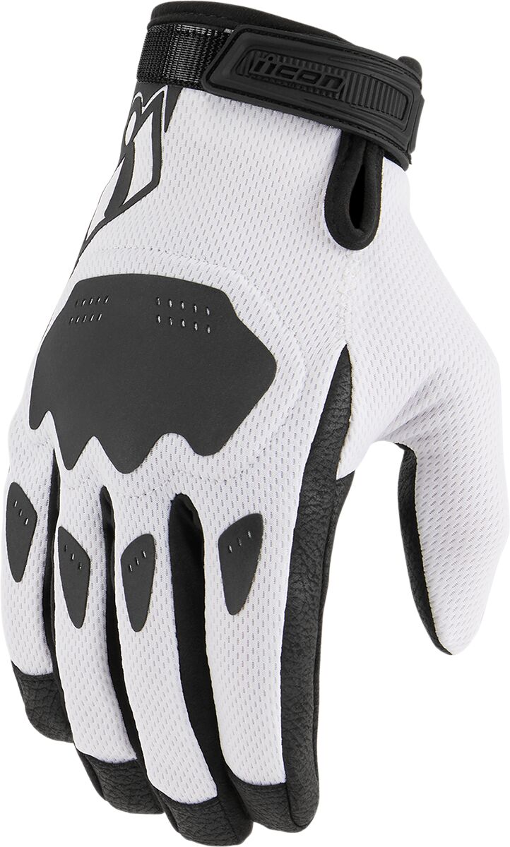 ICON GLOVE HOOLIGAN CE WHITE LG 3301-4392
