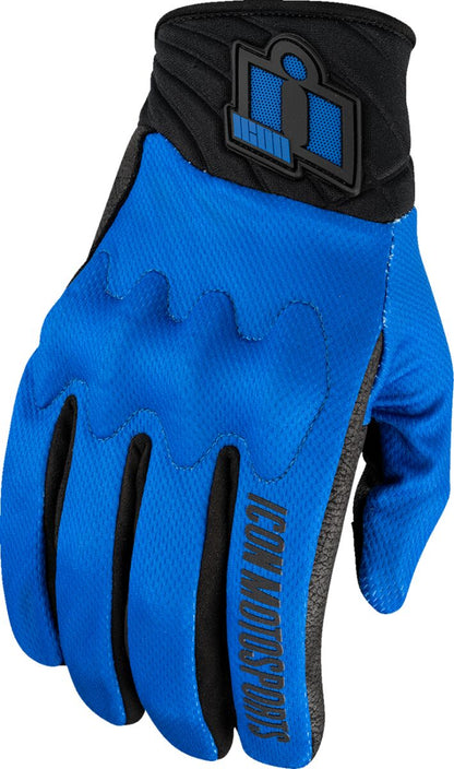 ICON GLOVE ANTHEM 3 BLUE 2X 3301-4879
