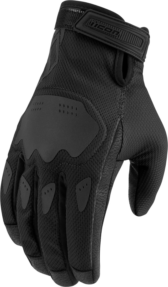 ICON GLOVE WM HOOLIGAN CE BLACK XL 3302-0847