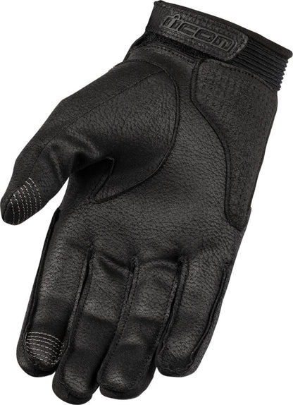 ICON GLOVE WM SUPERDUTY3 CE BLACK X 3302-0922