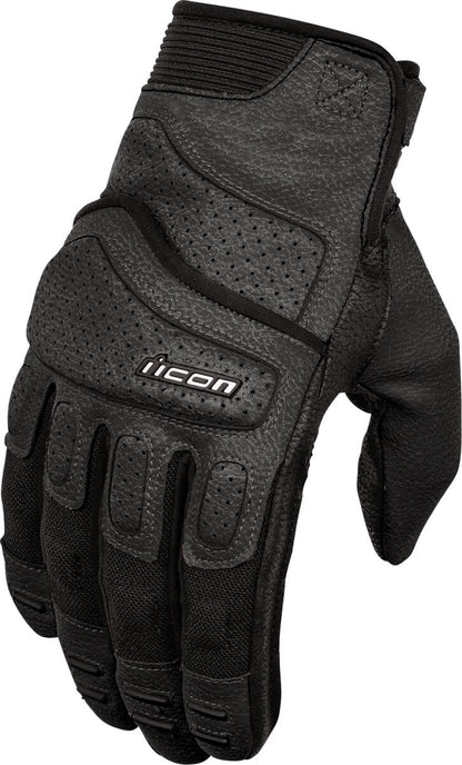 ICON GLOVE WM SUPERDUTY3 CE BLACK 2 3302-0923