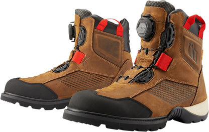 ICON BOOT STORMHAWK BROWN 9.5 3403-1165