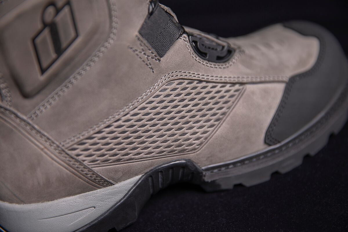 ICON BOOT STORMHAWK GREY 9 3403-1176