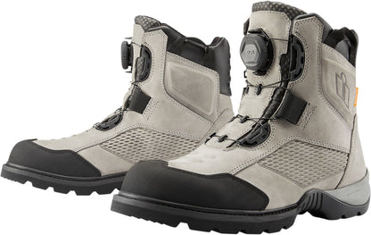 ICON BOOT STORMHAWK GREY 9.5 3403-1177