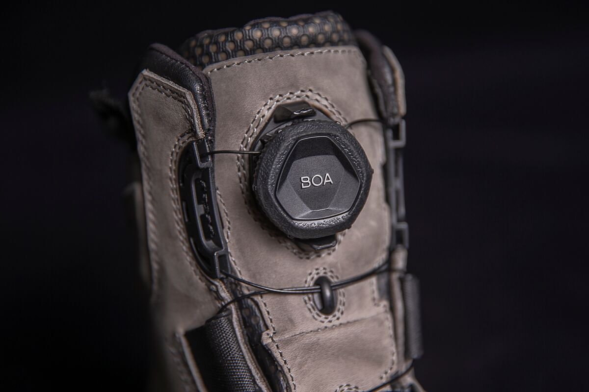 ICON BOOT STORMHAWK GREY 9.5 3403-1177