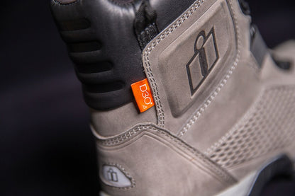 ICON BOOT STORMHAWK GREY 9.5 3403-1177