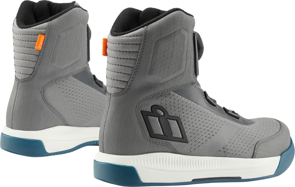 ICON BOOT OVERLORD VENTED CE GREY 8 3403-1269