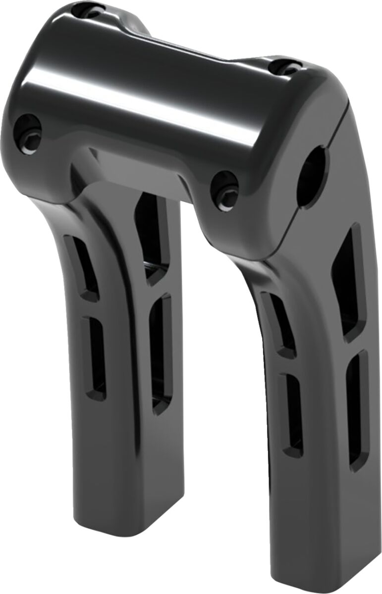 MAGNUM SHIELDING RISER W/ CLAMP GHOST 8" BLACK 4R-0208